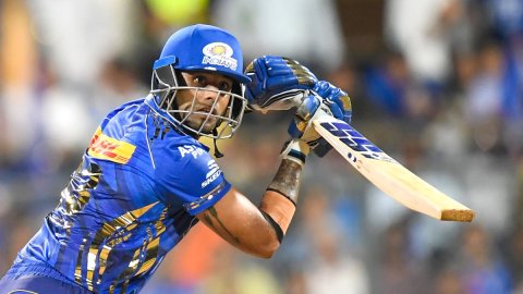 IPL 2025: Suryakumar's unbeaten 73 helps MI reach 180/5 on tough pitch v DC