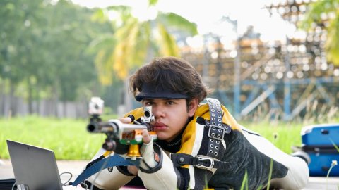 Jr World Cup Shooting: Adriyan opens India’s account with silver on debut