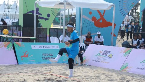 KIBG 2025: Jimi Okram completes 25 years, keeps pioneering Manipur’s Sepak Takraw revolution