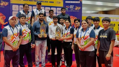 KIYG 2025: Dr. Mandaviya congratulates Maharashtra for hat-trick of titles, Bihar for hosting Games
