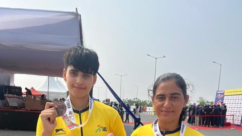 KIYG 2025: Farmer’s daughter, sweet shop owner’s son bag five medals for Rajasthan in cycling