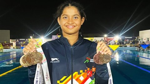 KIYG 2025: Maharashtra's Aditi Satish Hegde carves a niche for herself as a swimming star