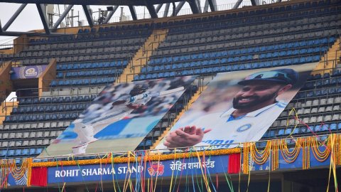 ‘Lucky enough to be a part of your era’: SKY, Bumrah and Iyer congratulate Rohit on Wankhede stand h