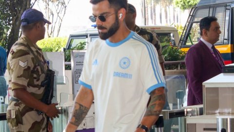  Mumbai: Team India departs for 2025 ICC Champions Trophy