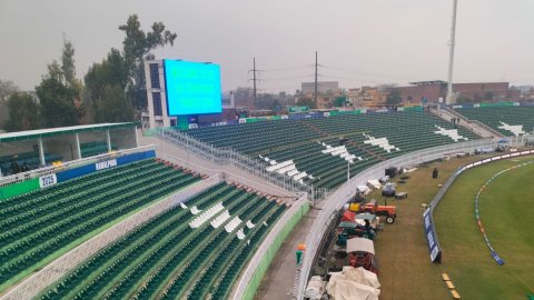 Rawalpindi: ICC Champions Trophy cricket match between Pakistan and Bangladesh