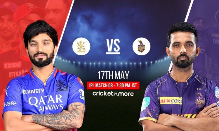 RCB vs KKR  Dream11 Prediction Match 58, IPL 2025