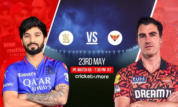 RCB vs SRH Dream11 Prediction Match 64, IPL 2025