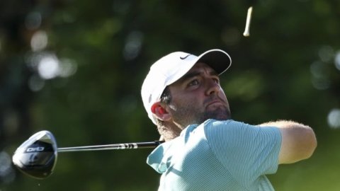 Scheffler storms into three-shot lead at PGA Championship