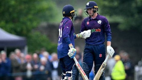 Scotland’s Brandon McMullen breaks into top 10 of ICC ODI all-rounder rankings