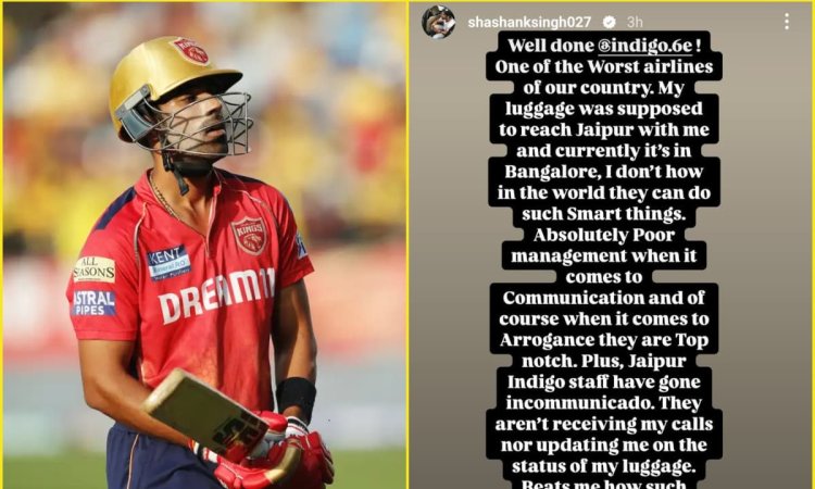 भयंकर भड़के शशांक सिंह, Indigo Airlines को कहा- 'हमारे देश की सबसे खराब एडरलाइंस'