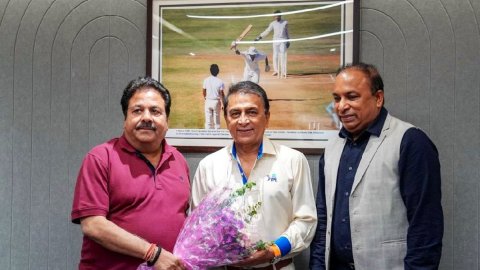 Sunil Gavaskar inaugurates '10000 Gavaskar', a board room in BCCI HQ named after him
