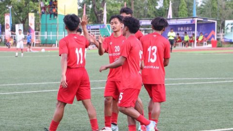 Swami Vivekananda Men's U-20 NFC: Mizoram. Delhi set up summit clash with identical 4-0 victories