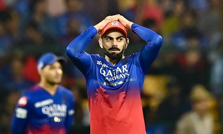 विराट कोहली का प्लेऑफ रिकॉर्ड रहा है खराब, RCB फैंस में है डर का माहौल विराट कोहली का प्लेऑफ रिकॉर्ड रहा है खराब, RCB फैंस में है डर का माहौल