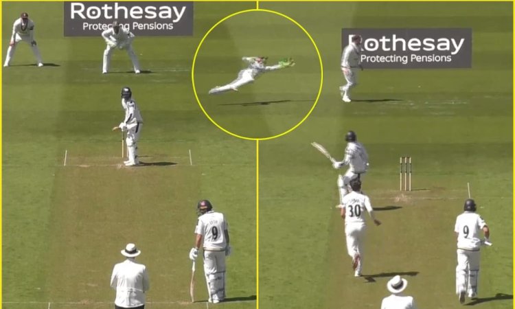 Ben Foakes ने करिश्मे को दिया अंजाम, विकेट के पीछे सुपरमैन अंदाज में एक हाथ से पकड़ा महाबवाल कैच; दे