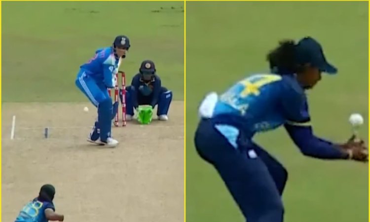 VIDEO: किस्मत भी थी स्मृति मंधाना पर मेहरबान, देखिए श्रीलंकाई खिलाड़ी ने कैसे छोड़ा था लड्डू कैच