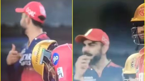 'ये तो पानी पिलाता है', Virat Kohli ने मुशीर खान को देखकर की घटिया हरकत; क्या आपने देखा ये VIRAL VID 'ये तो पानी पिलाता है', Virat Kohli ने मुशीर खान को देखकर की घटिया हरकत; क्या आपने देखा ये VIRAL VID