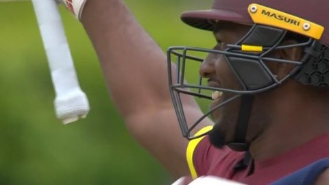 West Indies batter Matthew Forde hits joint-fastest half-century in ODIs in second match of the seri