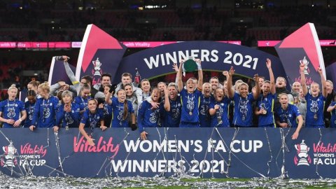 Women Football: Chelsea thrash Arsenal 3-0 to win FA Cup.