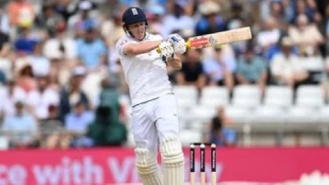 1st Test: Harry Brook’s unbeaten fifty steadies England, trail India by 144 at lunch