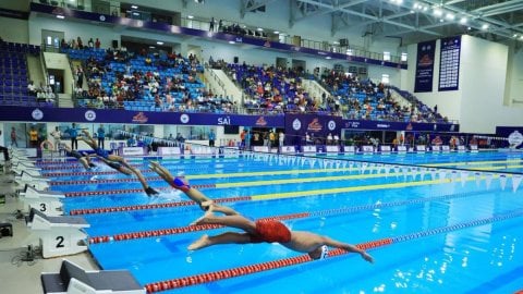 78th Senior National Aquatic Championship begins with record-breaking performances