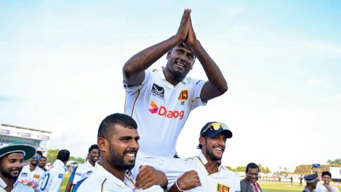 Angelo Mathews Bids Emotional Farewell to Test Cricket எனக்குக் கிடைத்த அன்பை என்னால் நம்பவே முடியவில்லை - ஏஞ்சலோ மேத்யூஸ்!
