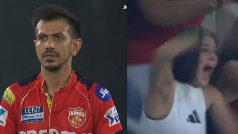 चहल की चाल में फंसे सूर्या, स्टैंड्स में खुशी से झूम उठीं RJ महवश; वायरल हुआ रिएक्शन VIDEO