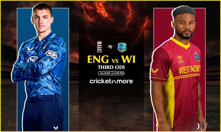 ENG vs WI 3rd ODI Probable Playing XI: इंग्लैंड बनाम वेस्टइंडीज, यहां देखिए दोनों टीमों की संभावित टीमें ENG vs WI 3rd ODI Probable Playing XI: इंग्लैंड बनाम वेस्टइंडीज, यहां देखिए दोनों टीमों की संभावित टीमें