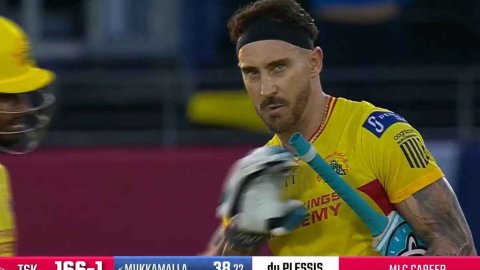 Faf du Plessis creates history in MLC 2025