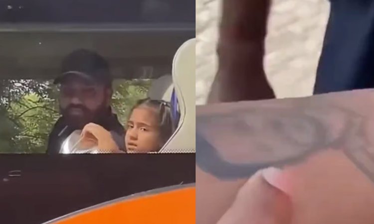 VIDEO: फैन ने गुदवाया था हिटमैन का टैटू, रोहित ने बेटी समायरा को दिखाया गर्व से ये नज़ारा