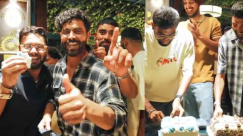 Rishabh Pant Trolls Ravindra Jadeja In India's T20 World Cup win anniversary Party ‘Happy Retirement’- ऋषभ पंत ने लिए रविंद्र जडेजा से मजे, फिर ऑलराउंडर ने दिया मजेदार जवाब