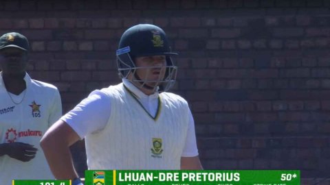 साउथ अफ्रीका के 19 साल के Lhuan-dre Pretorius ने टेस्ट डेब्यू पर मचाया धमाल, तोड़ा 61 साल पुराना गजब
