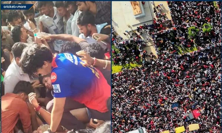 आरसीबी की ऐतिहासिक जीत का जश्न बना मातम, बेंगलुरु में चिन्नास्वामी स्टेडियम के बाहर भगदड़ में 7 की म