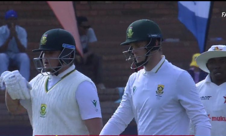 SA vs ZIM 1st Test Day 1: शुरुआती झटकों के बाद प्रिटोरियस और बॉश के शतकों से साउथ अफ्रीका ने पार किय SA vs ZIM 1st Test Day 1: शुरुआती झटकों के बाद प्रिटोरियस और बॉश के शतकों से साउथ अफ्रीका ने पार किय