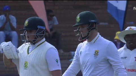 SA vs ZIM 1st Test Day 1: शुरुआती झटकों के बाद प्रिटोरियस और बॉश के शतकों से साउथ अफ्रीका ने पार किय
