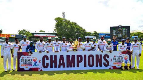 SL vs BAN, 2nd Test: வங்கதேசத்தை வீழ்த்தி டெஸ்ட் தொடரை வென்றது இலங்கை!
