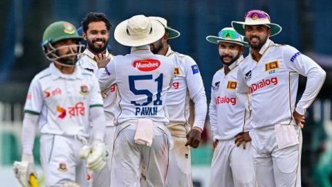SL vs BAN 2nd Test Day 3: निसानका के बाद मेंडिस की तूफानी पारी से श्रीलंका ने तीसरे दिन 458 रन बनाकर