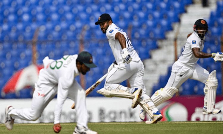 SL vs BAN Day 1: कोलंबो टेस्ट के पहले दिन श्रीलंकाई गेंदबाज़ों ने मचाया कहर, बांग्लादेश ने 8 विकेट ग SL vs BAN Day 1: कोलंबो टेस्ट के पहले दिन श्रीलंकाई गेंदबाज़ों ने मचाया कहर, बांग्लादेश ने 8 विकेट ग