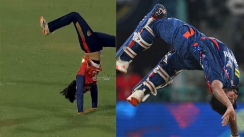 WMPL में शरयु कुलकर्णी ने किया ऋषभ पंत जैसा सेलिब्रेशन,  कैच लेने के बाद मारी फ्लिप; देखें VIDEO