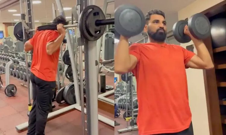 फिट होकर लौटेंगे शमी? इंग्लैंड के खिलाफ टेस्ट सीरीज़ से बाहर होने के बाद जिम में पसीना बहाते आए नज़र फिट होकर लौटेंगे शमी? इंग्लैंड के खिलाफ टेस्ट सीरीज़ से बाहर होने के बाद जिम में पसीना बहाते आए नज़र