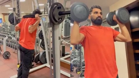 फिट होकर लौटेंगे शमी? इंग्लैंड के खिलाफ टेस्ट सीरीज़ से बाहर होने के बाद जिम में पसीना बहाते आए नज़र