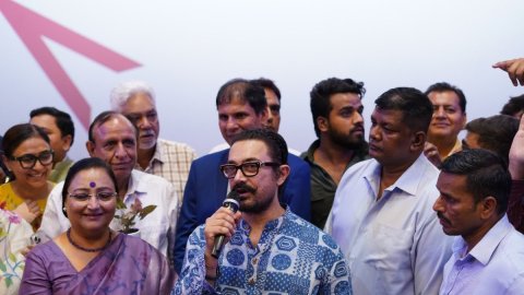 Actor Aamir Khan joins Special Olympics Bharat for screening of 'Sitaare Zameen Par'