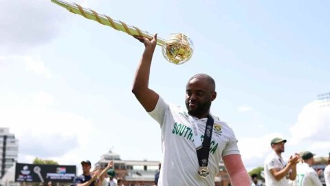 WTC Final: Temba Bavuma breaks world record with ninth win in tenth Test சர்வதேச கிரிக்கெட்டில் கேப்டனாக தனித்துவ சாதனை படைத்த டெம்பா பவுமா!