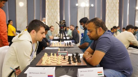 Delhi GM Open: Nikitenko downs Paichadze, catches Abhijeet Gupta at summit in Round 8 thriller
