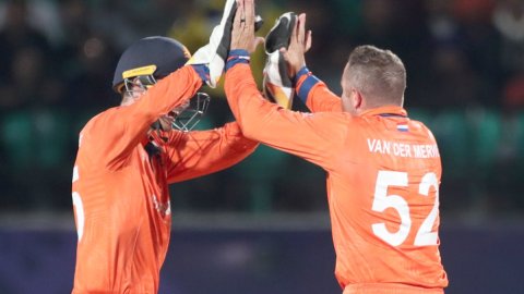Dharamsala: ICC Cricket World Cup match between South Africa and Netherlands
