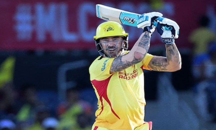 MLC 2025: Texas Super Kings storm into the playoffs as the third team to qualify! எம்எல்சி 2025: ஃபாஃப் டூ பிளெசிஸ் அபார சதம்; பிளே ஆஃப் சுற்றுக்கு முன்னேறியது சூப்பர் கிங்ஸ்!