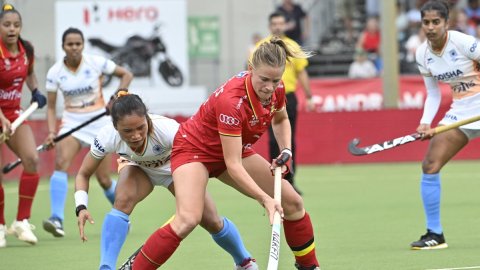 FIH Women’s Pro League:  India slip to ninth place with 0-2 loss vs hosts Belgium (Credit: Hockey In