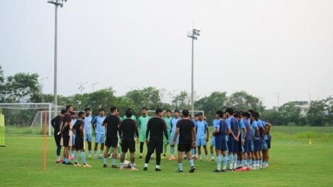 Football: Naushad Moosa-led India U23 team all set for Tajikistan test