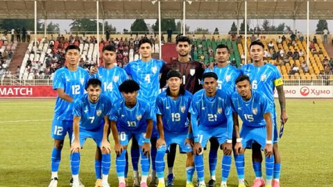 Football: Ten-man India U23 lose lead and match against Tajikistan
