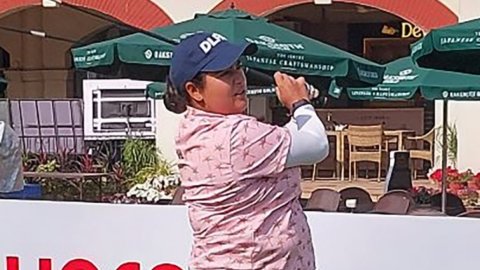 Golf: Amandeep Drall shoots career-best round to take lead at Czech Ladies