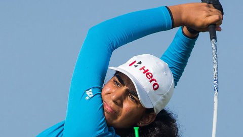 Golf: Modest start with an even-par round for Diksha at Hulencourt